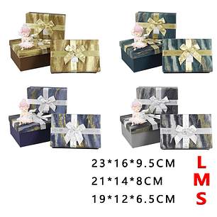 Pack de cajas de regalos 3pcs (color al azar)