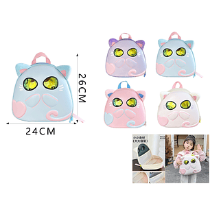 Mochila de goma eva kids gatito 24*26cm