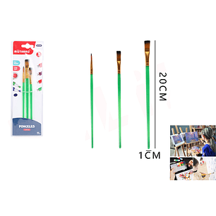 Set de pinceles 3pcs