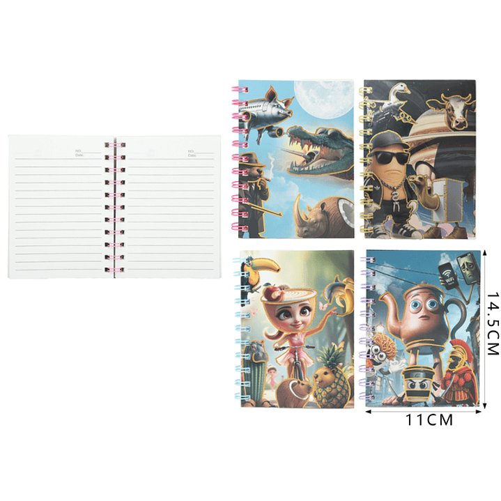 Libreta Brainrot 10.5*14.5Cm 1