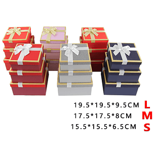 Pack De Cajas De Regalos 3Pcs (Color al azar)