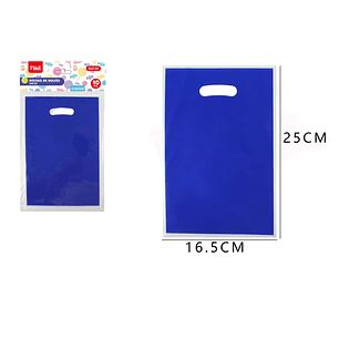 Bolsas Para Dulces S Azul 10Pcs