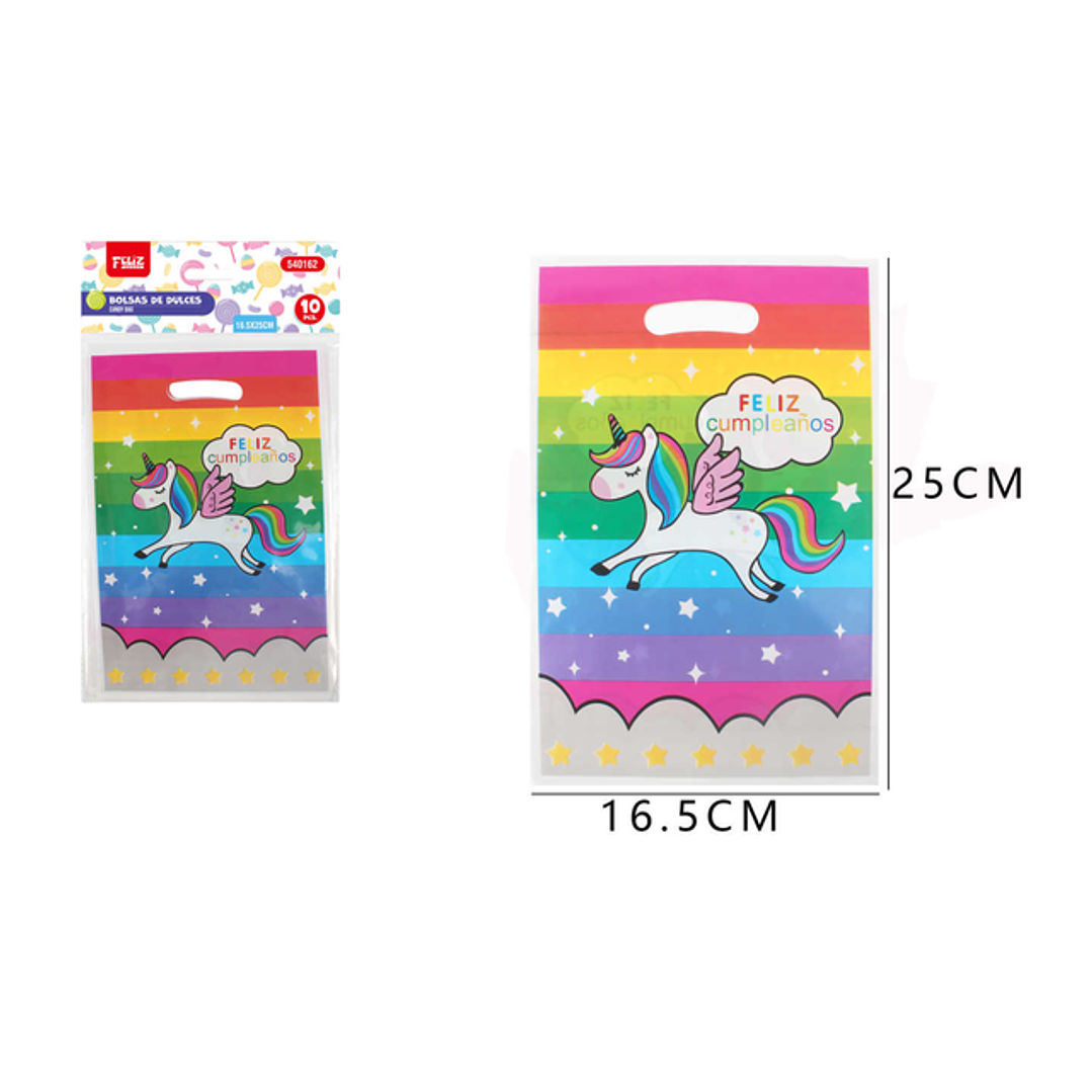Bolsas Para Dulces S Unicornio 10Pcs 1