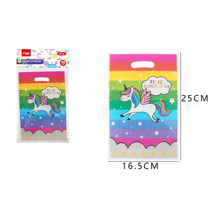 Bolsas Para Dulces S Unicornio 10Pcs 1
