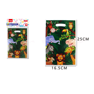 Bolsas Para Dulces S Zoologico 10Pcs