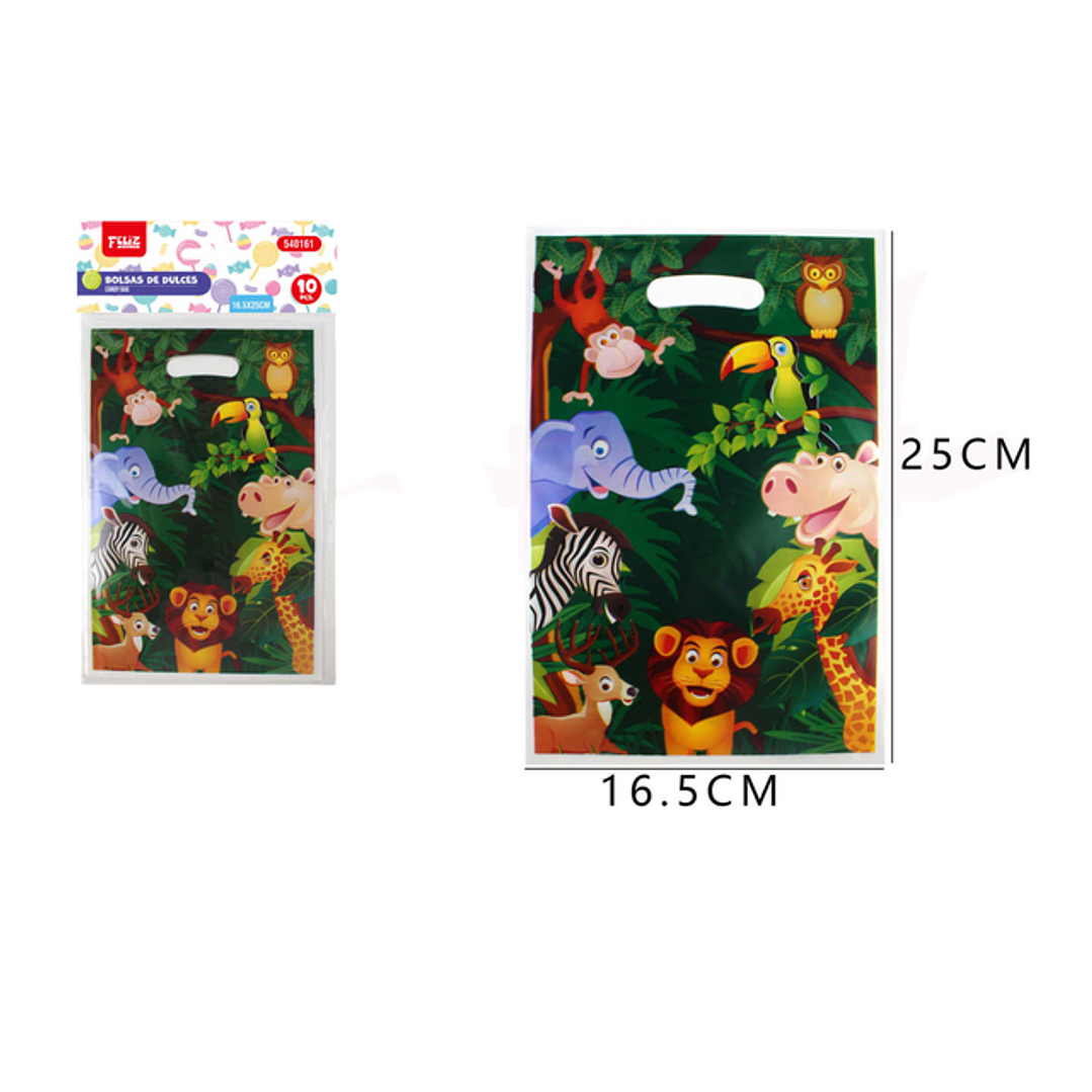 Bolsas Para Dulces S Zoologico 10Pcs 1