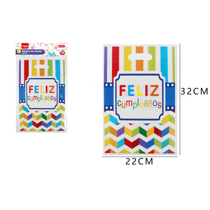 Bolsas Para Dulces L Feliz Cumpleaños 1