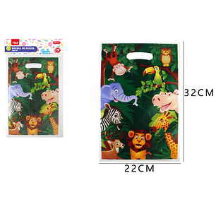 Bolsas Para Dulces L Zoologico 10Pcs
