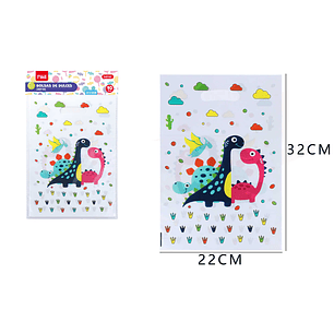 Bolsas Para Dulces L Dinosaurio 10Pcs