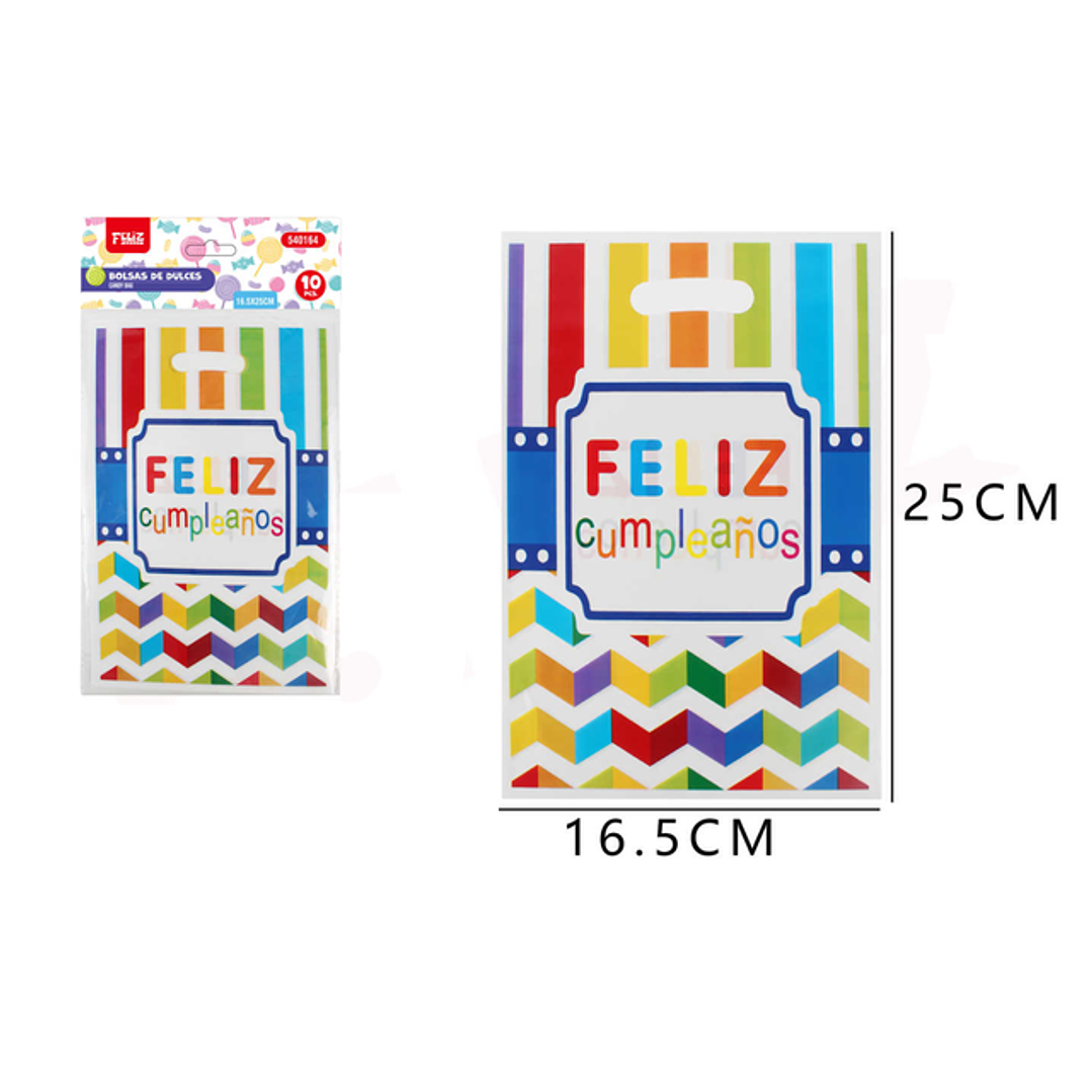Bolsas Para Dulces S Feliz Cumpleaños 1