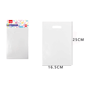 Bolsas Para Dulces S Blanco 10Pcs