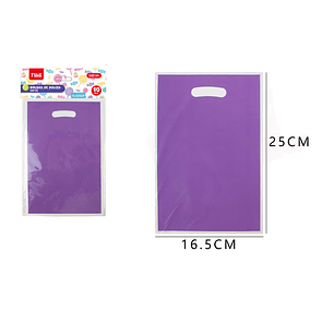 Bolsas Para Dulces S Morado 10Pcs