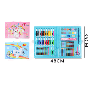 Set De Dibujo 35*48Cm 86Pcs