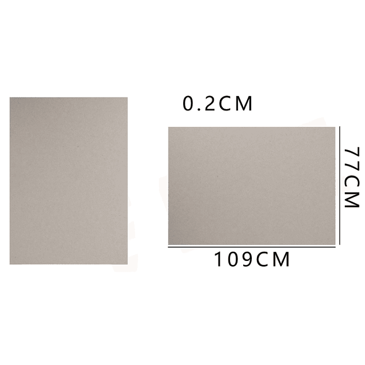 Carton Piedra Espesor 77*109Cm 2.0Mm 1