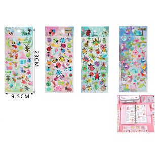 Stickers Goma Eva Insecto 23*9.5Cm