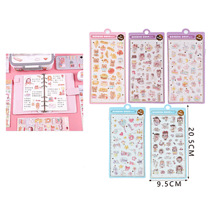 Stickers Goma Eva Kawaii 21*9.5Cm