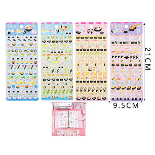 Stickers De Goma Eva Comida 9.5*21Cm