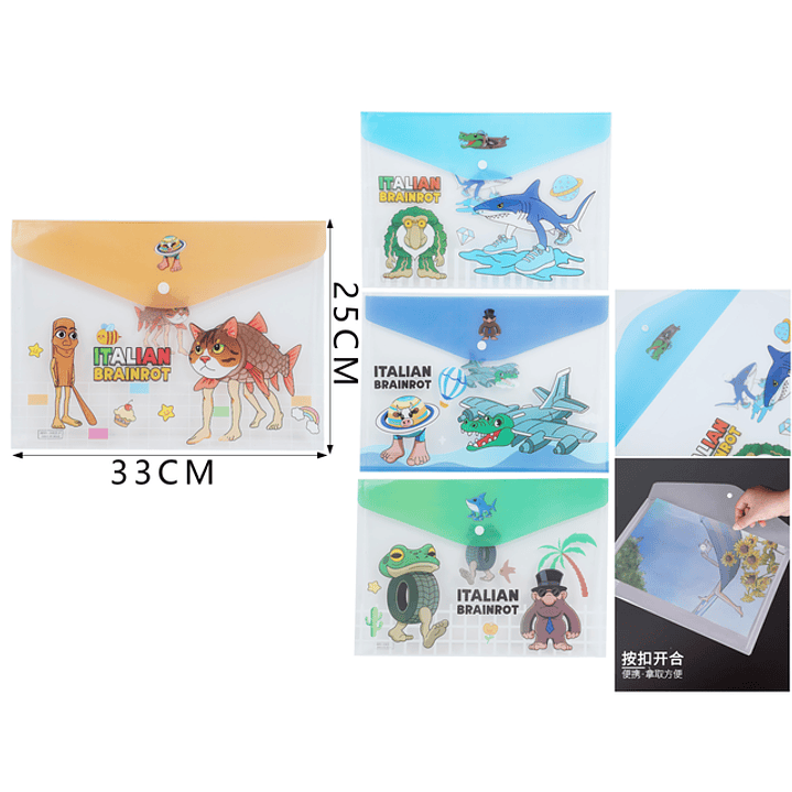 Carpeta Con Boton A4 1