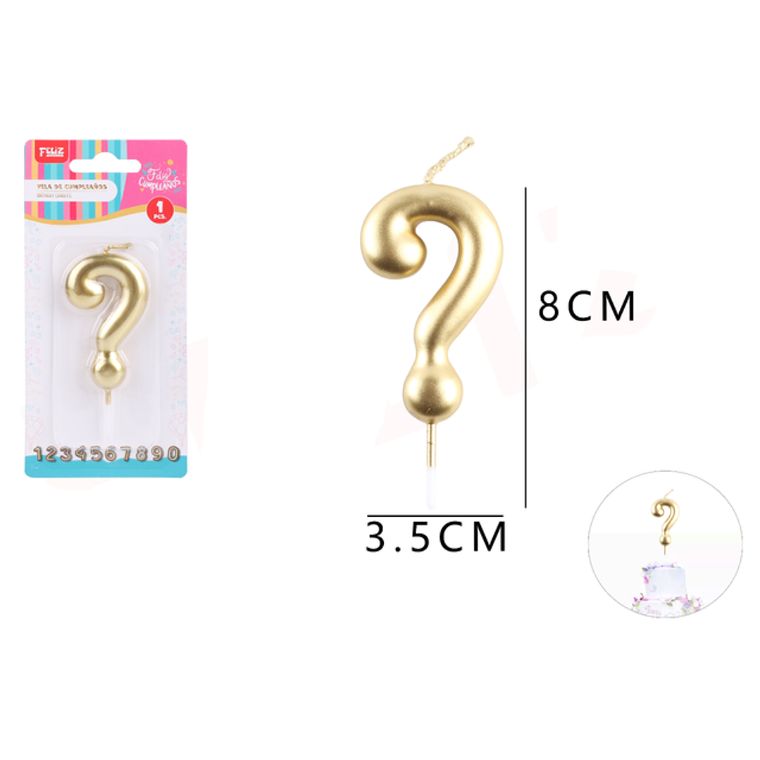 Vela De Numero ? Dorado 1