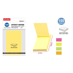 Notas Adhesivas Post-It Amarilla 