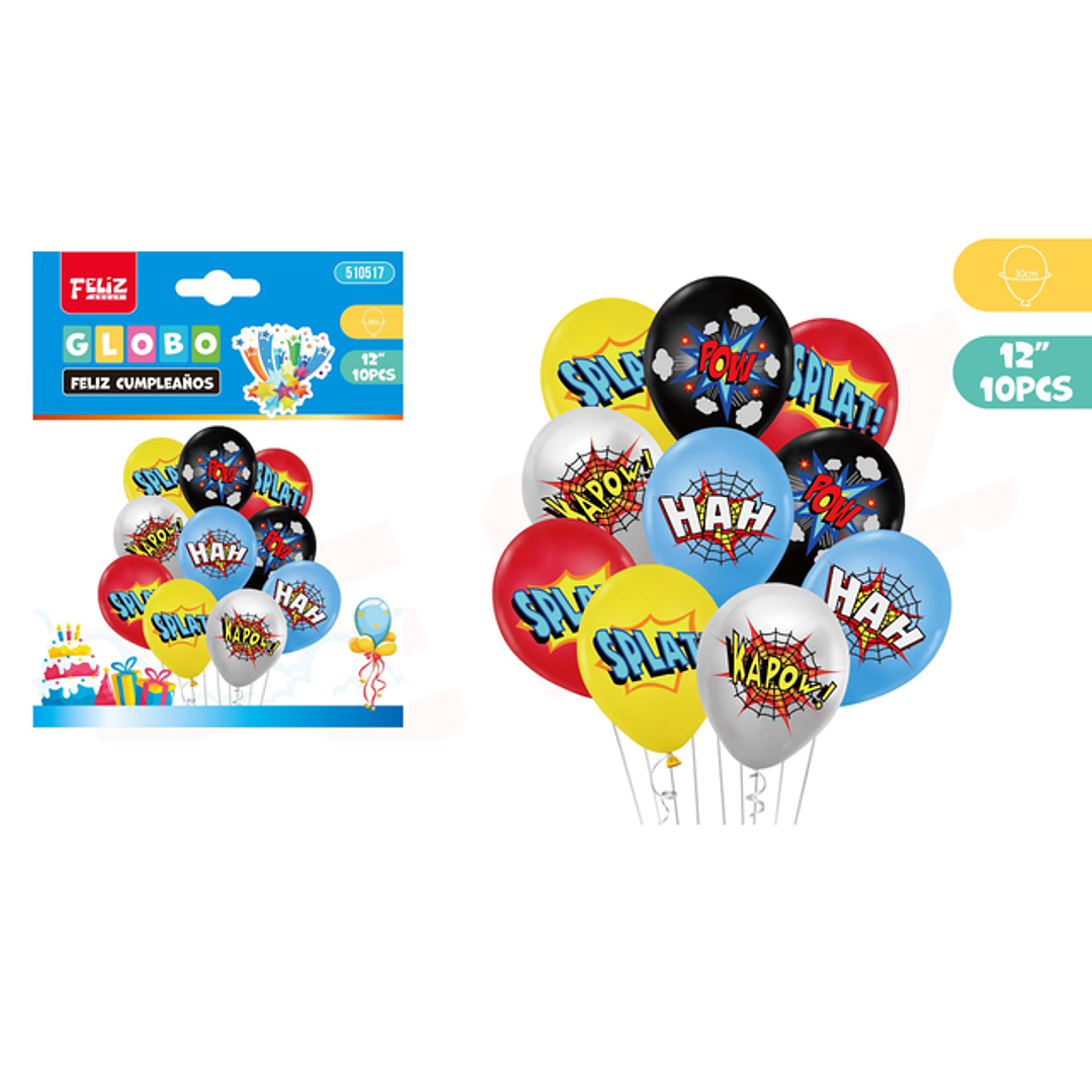 Globos Boom 10 pcs 30cm 1