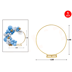 Soporte Para Globos Redondo 1.8*1.8M