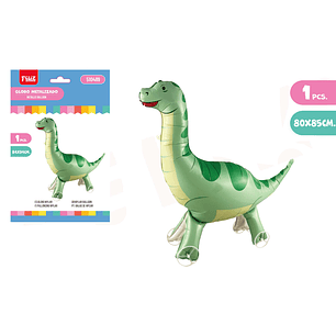 Globo Metal Dinosaurio Con Rueda