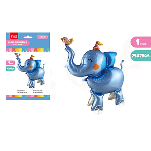 Globo Metal Elefante Con Rueda