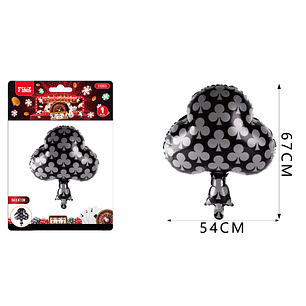 Globo Metal Casino Trebole 54*67Cm