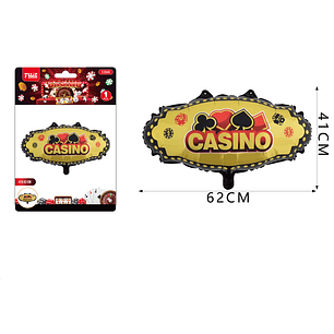 Globo Metal Casino 62*41Cm