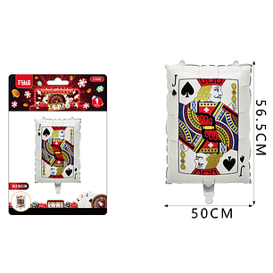 Globo Metal Poker Pica J 50*56.5Cm