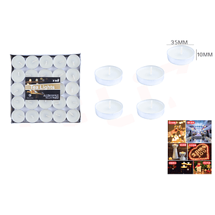 Velas Blanco 35*10mm