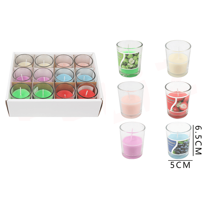 Vela Colores Surtidos 6.5*5Cm 1
