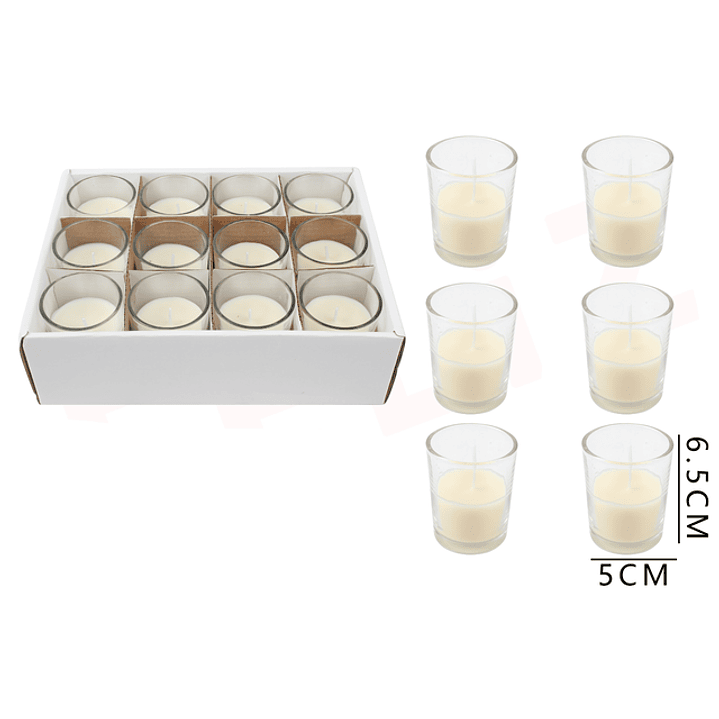 Vela Blanco 6.5*5Cm 1