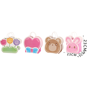 Bolsa De Regalo Con Forma 23x23x15Cm