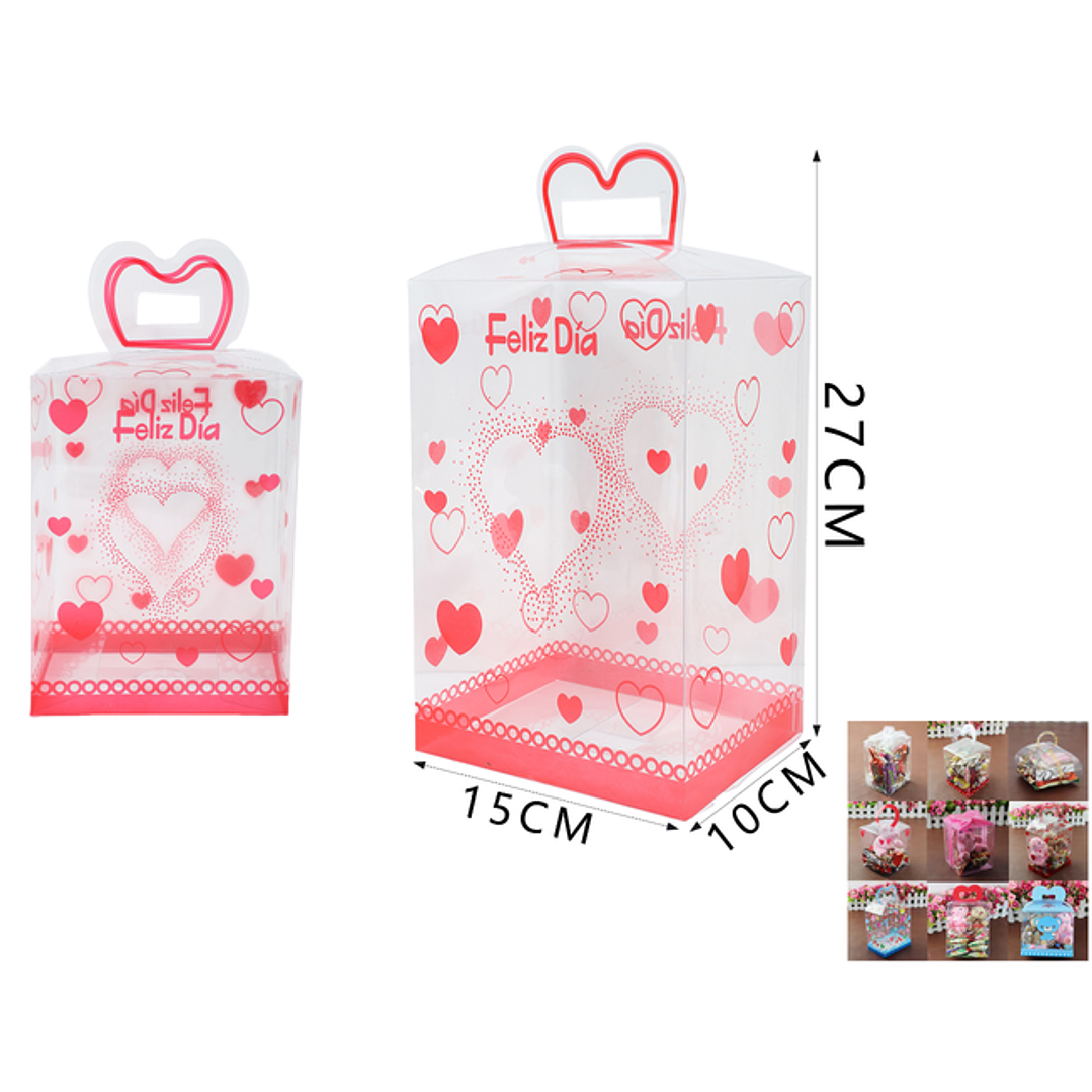 Caja De Regalo Plastico Trasparente 15*10*27Cm 1