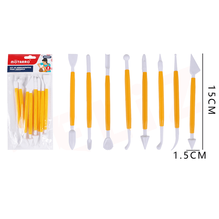 Set De Herramientas Para Modelar Arcilla 8Pcs 1