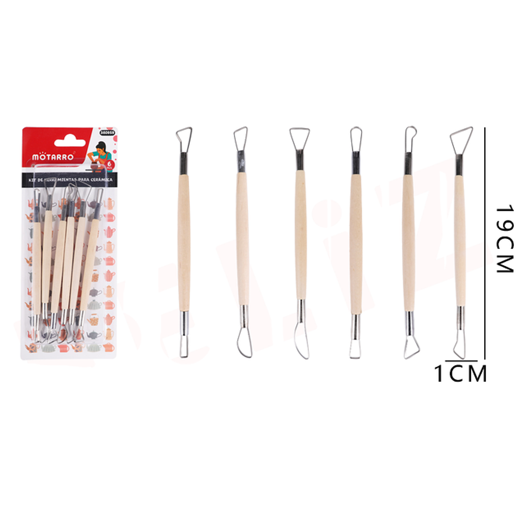 Set De Herramientas Para Modelar Arcilla 6Pcs 1