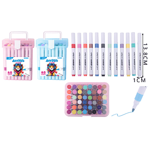 Marcadores De Color 48Pcs
