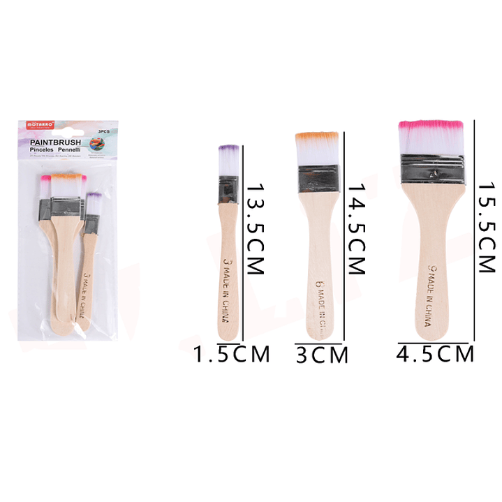 Brochas 3Pcs 1