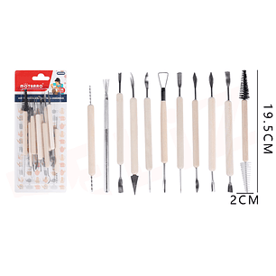 Set De Herramientas Para Modelar Arcilla 11Pcs