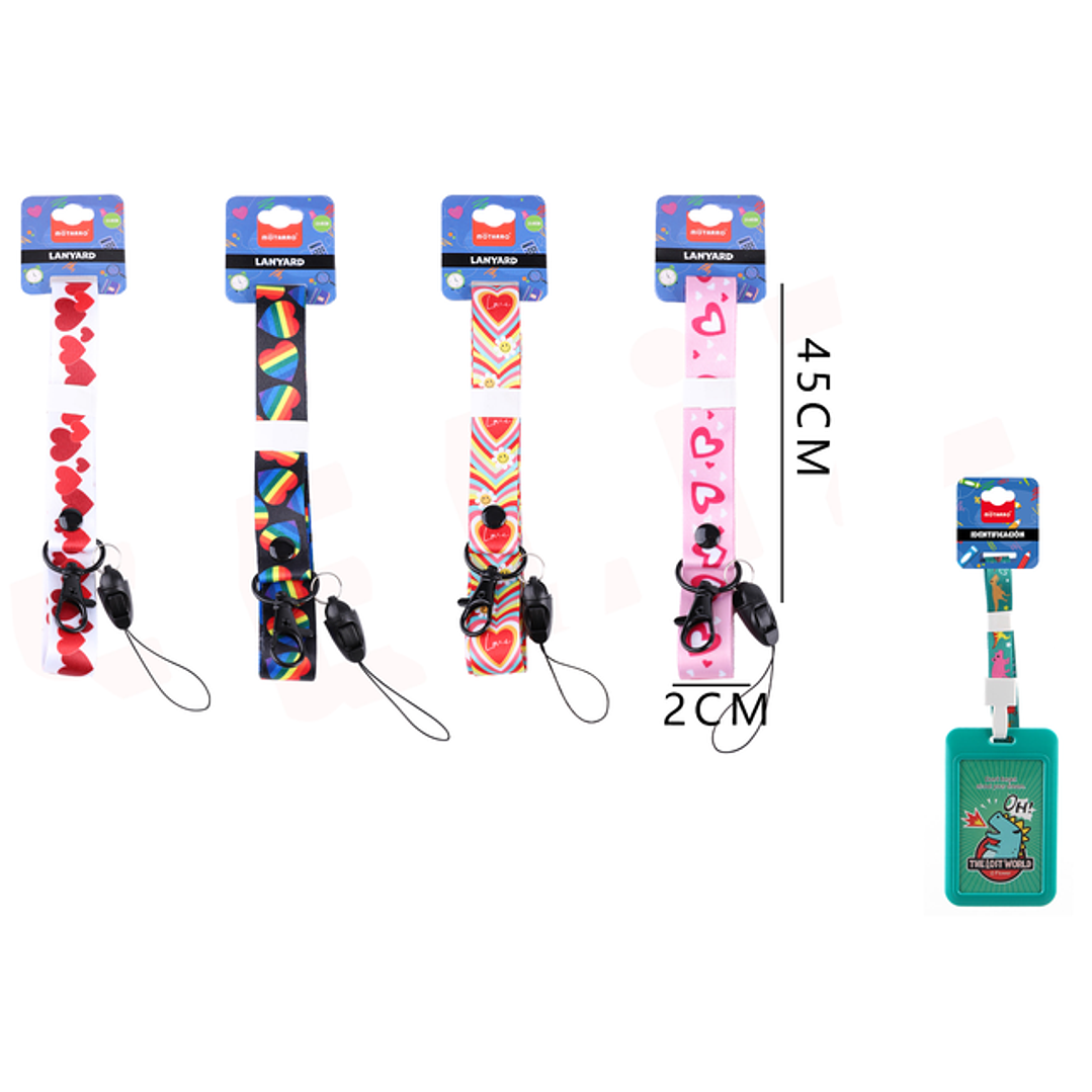 Lanyard Corazon 2*45Cm 1
