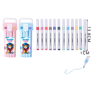 Marcadores De Color 12Pcs