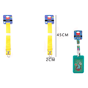 Lanyard Amarillo 2*45Cm