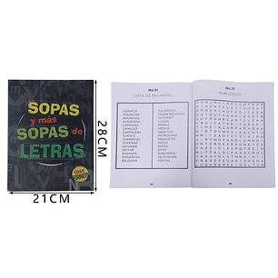 Sopas De Letras 21*28Cm 80Hojas