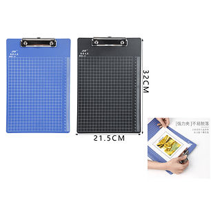 Tablero Con Pinza Oficina A4