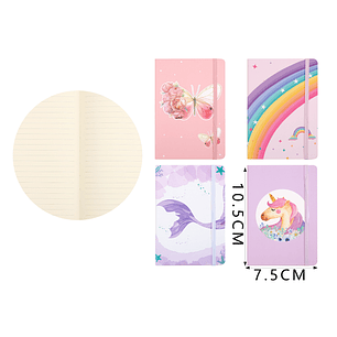 Libreta Elastico A7 – 10.5×7.5 cm