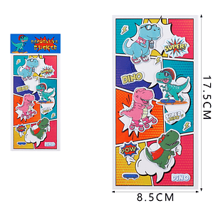 Stickers Espuma Dinosaurio 