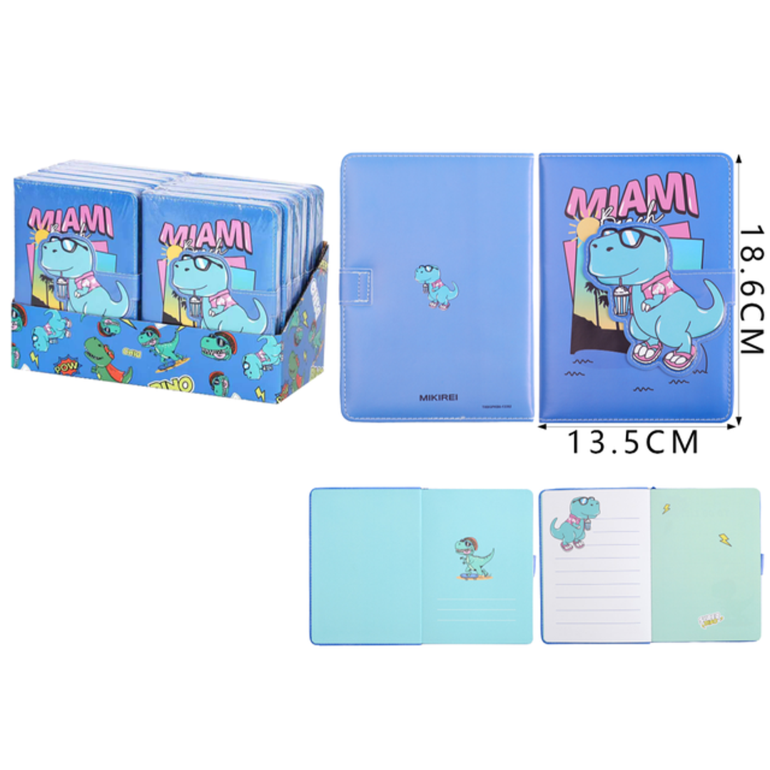 Libreta Imantada Dinosaurio  1