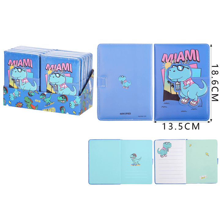 Libreta Imantada Dinosaurio  1